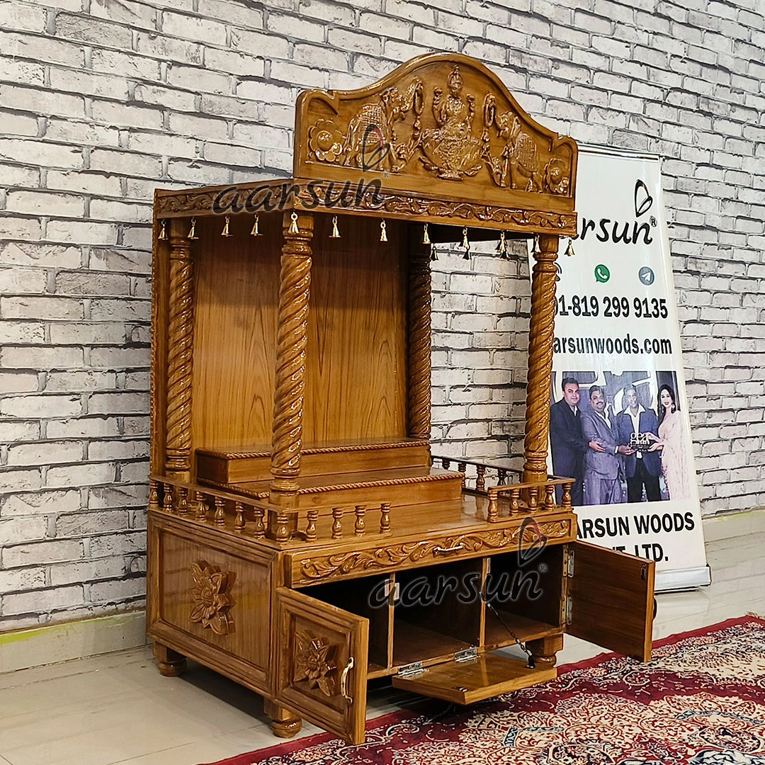 Wooden Puja Mandir at Factory Price View 5