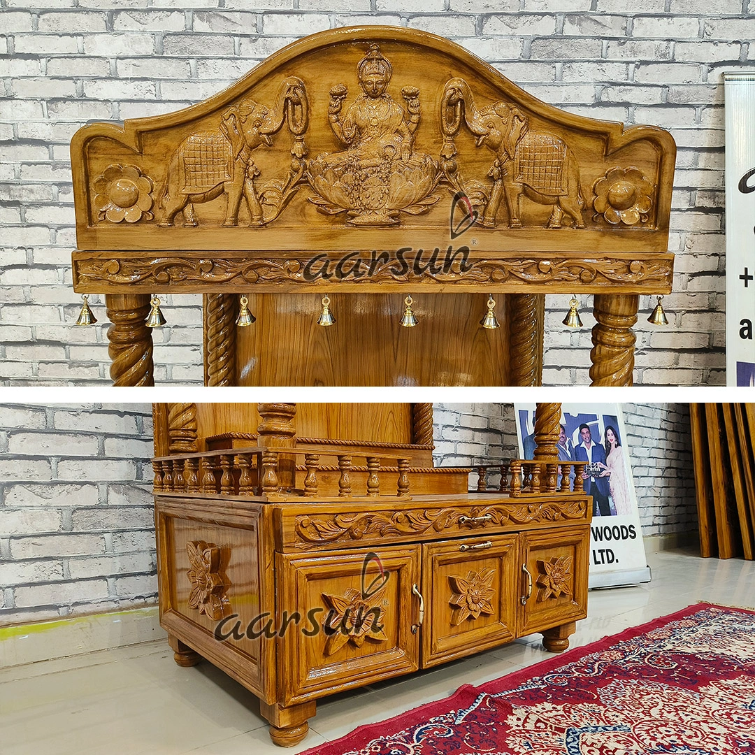 Wooden Puja Mandir at Factory Price View 8