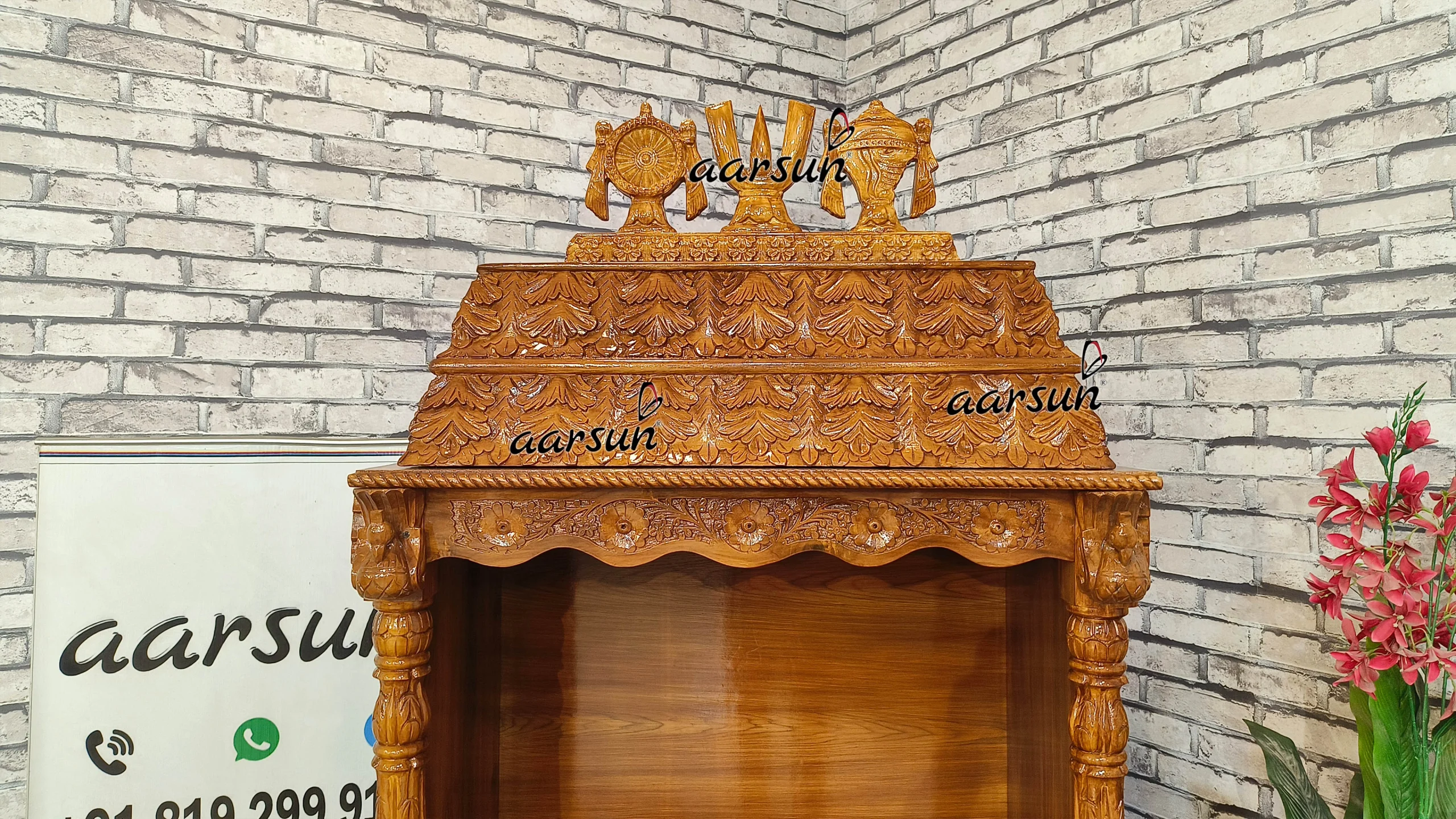 Wooden Puja Mandir at Factory Price View 6