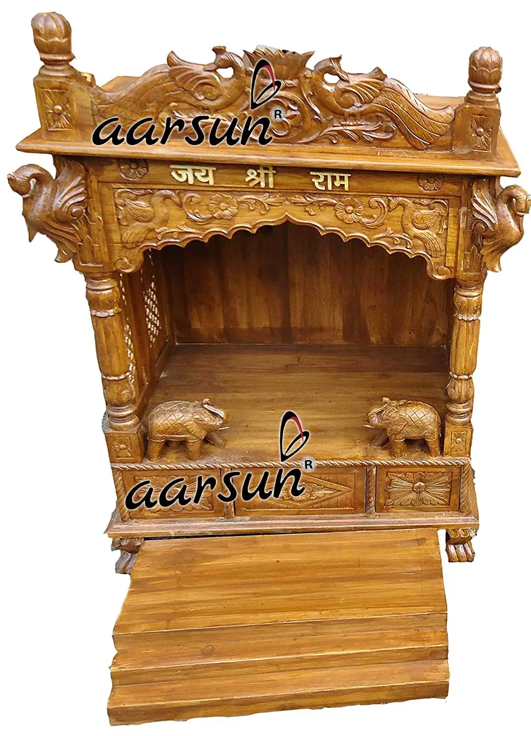 Wooden Puja Temple MNDR-2039 View 2