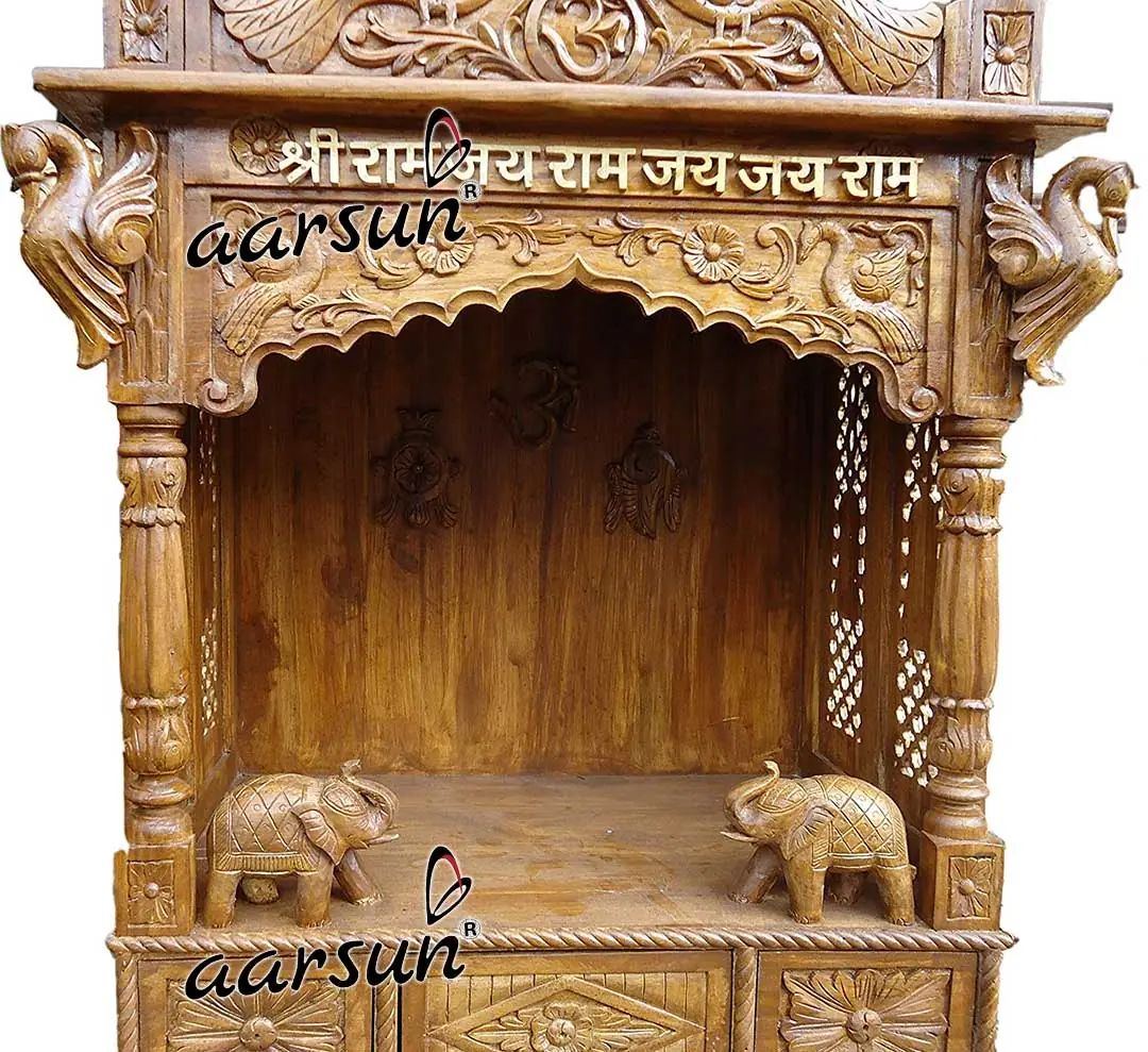Wooden Puja Temple MNDR-2039 View 3