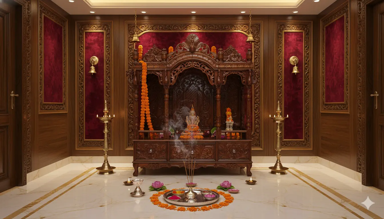 Teak Wood Temple MNDR-0172