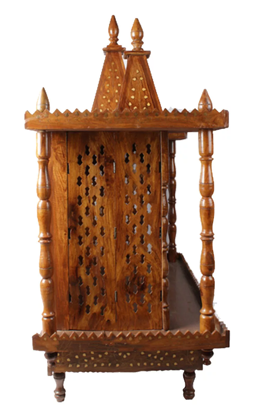 Temple for Home in Sheesham Wood MNDR-0173 View 2