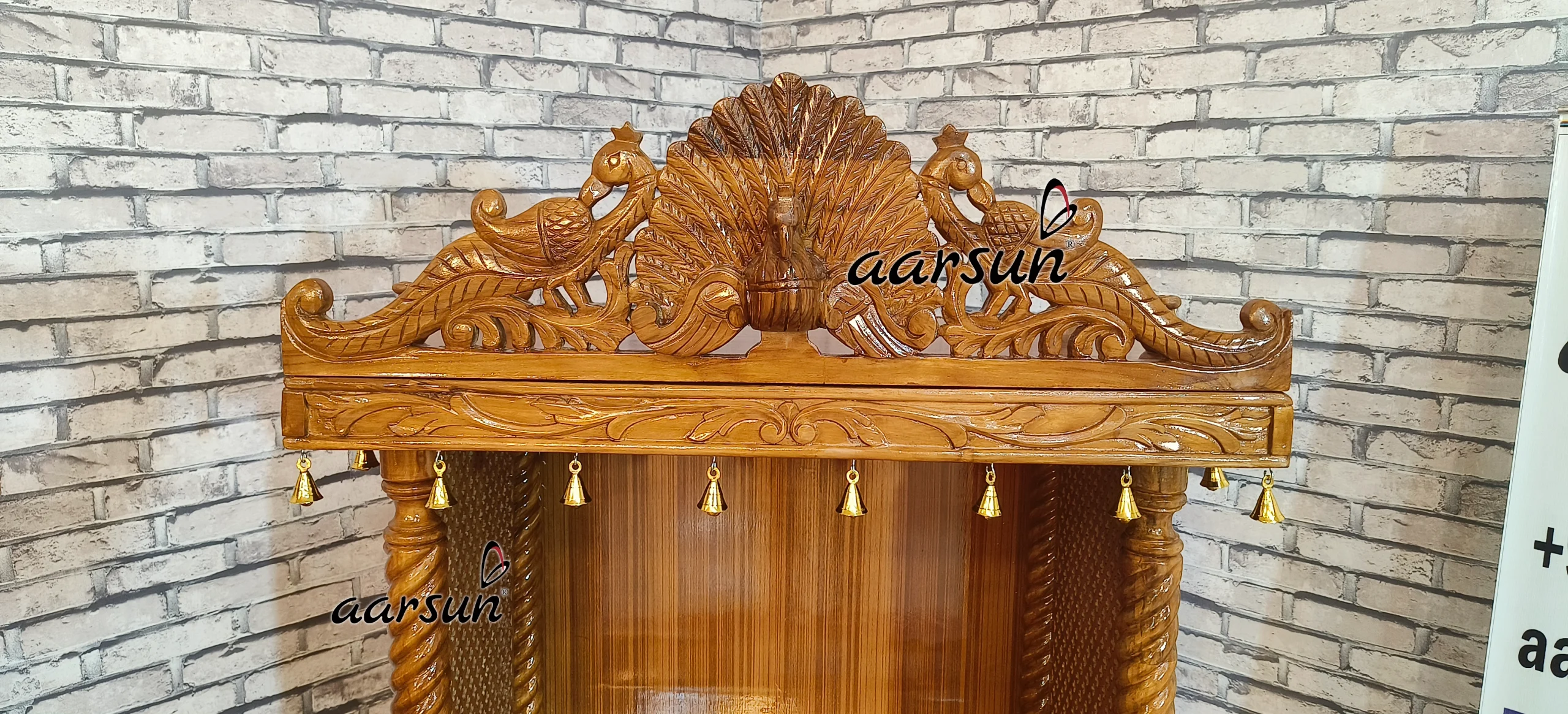 Wooden Temple in Luxurious Finish View 3