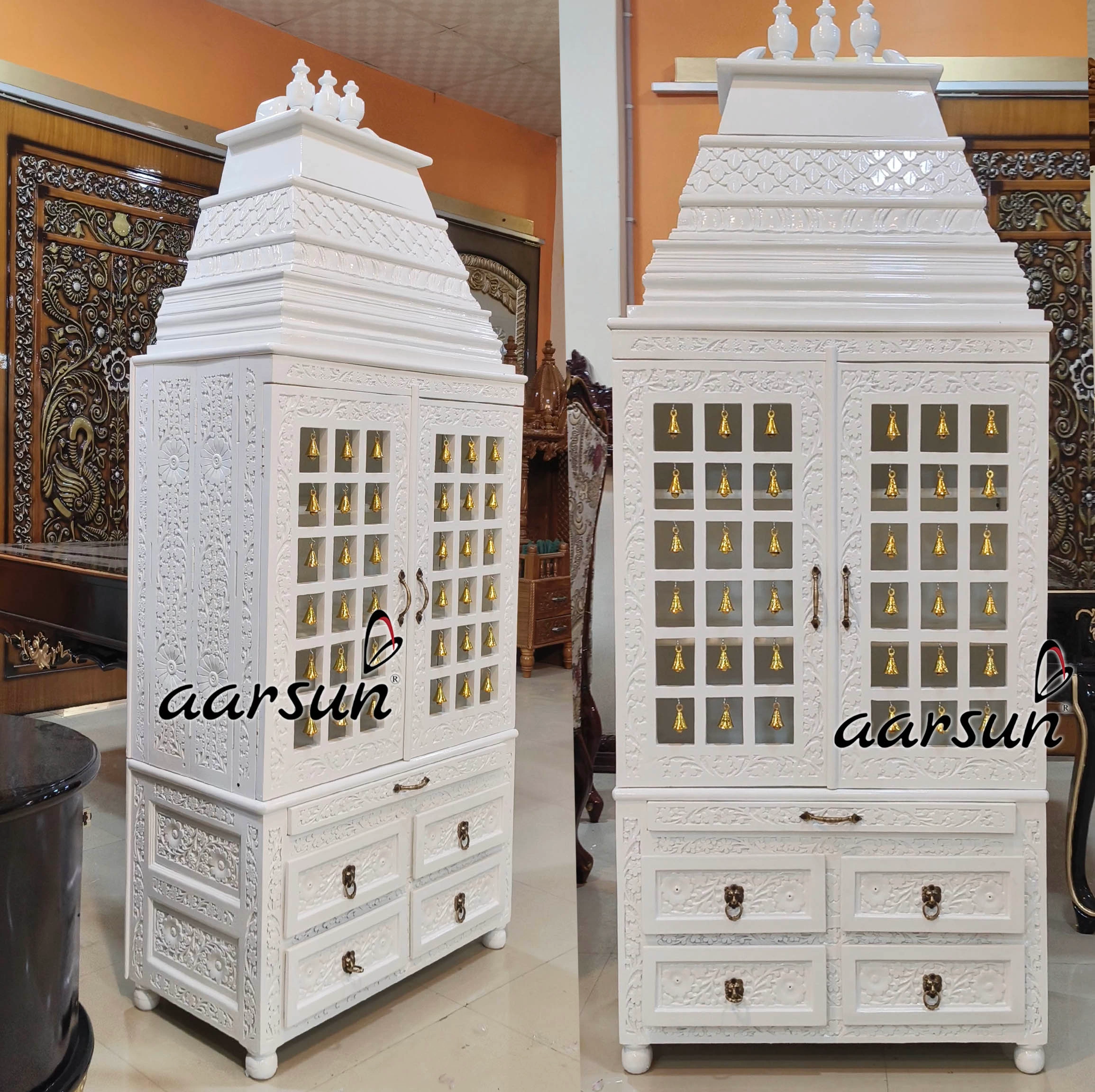 Wooden temple in Venkateswara South Indian temple design View 2